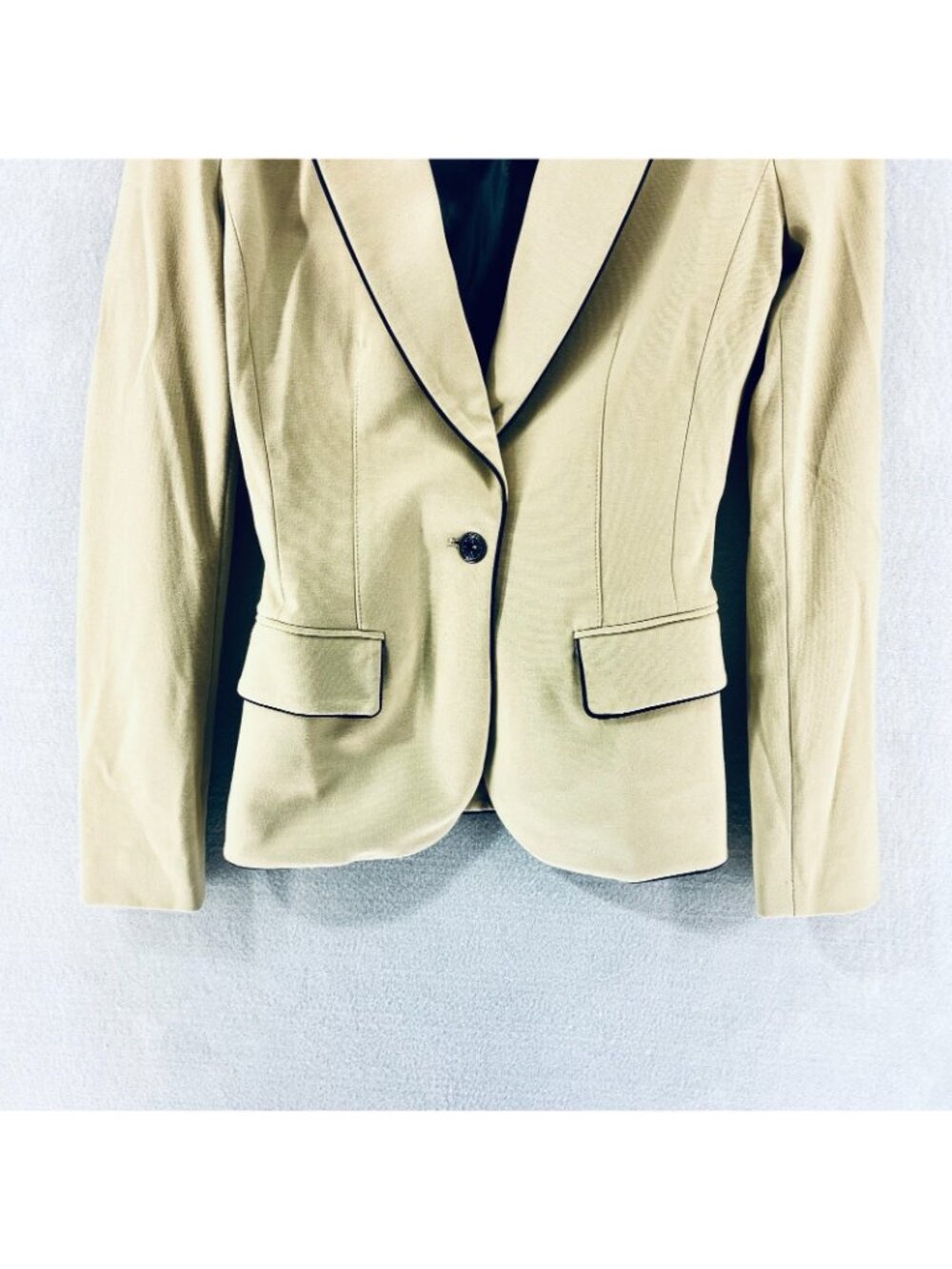 Plein Sud Jeanius Blazer Womens S Beige Single Button Designer Italy Italian - Picture 2 of 11